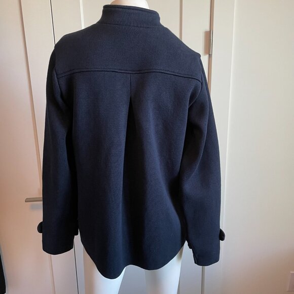 Holebrook Sweden Josefina Original Windproof Double Breasted Knit Jacket Navy S - Picture 6 of 16